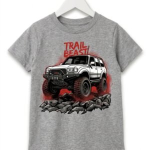 Trail Beast" Off-Road SUV Print Kids T-Shirt